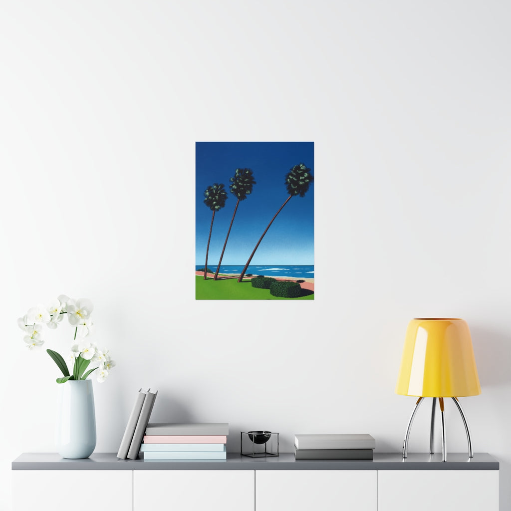 RETRO BEACH WALL POSTER