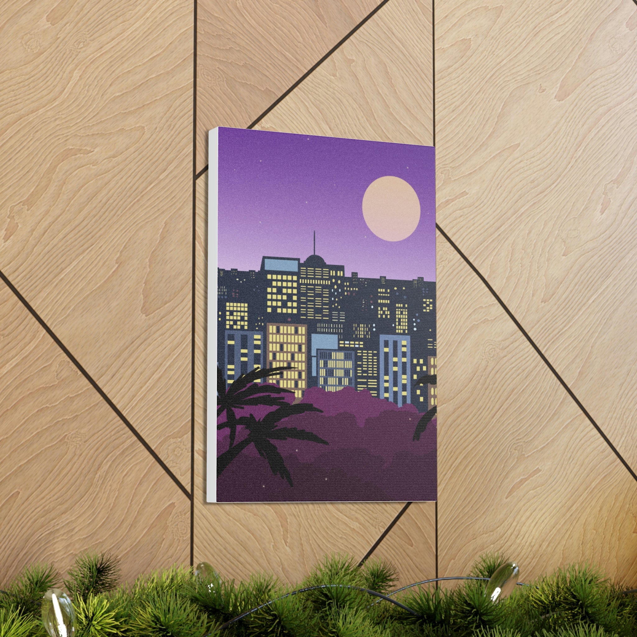 LUNAR NIGHTS WALL CANVAS