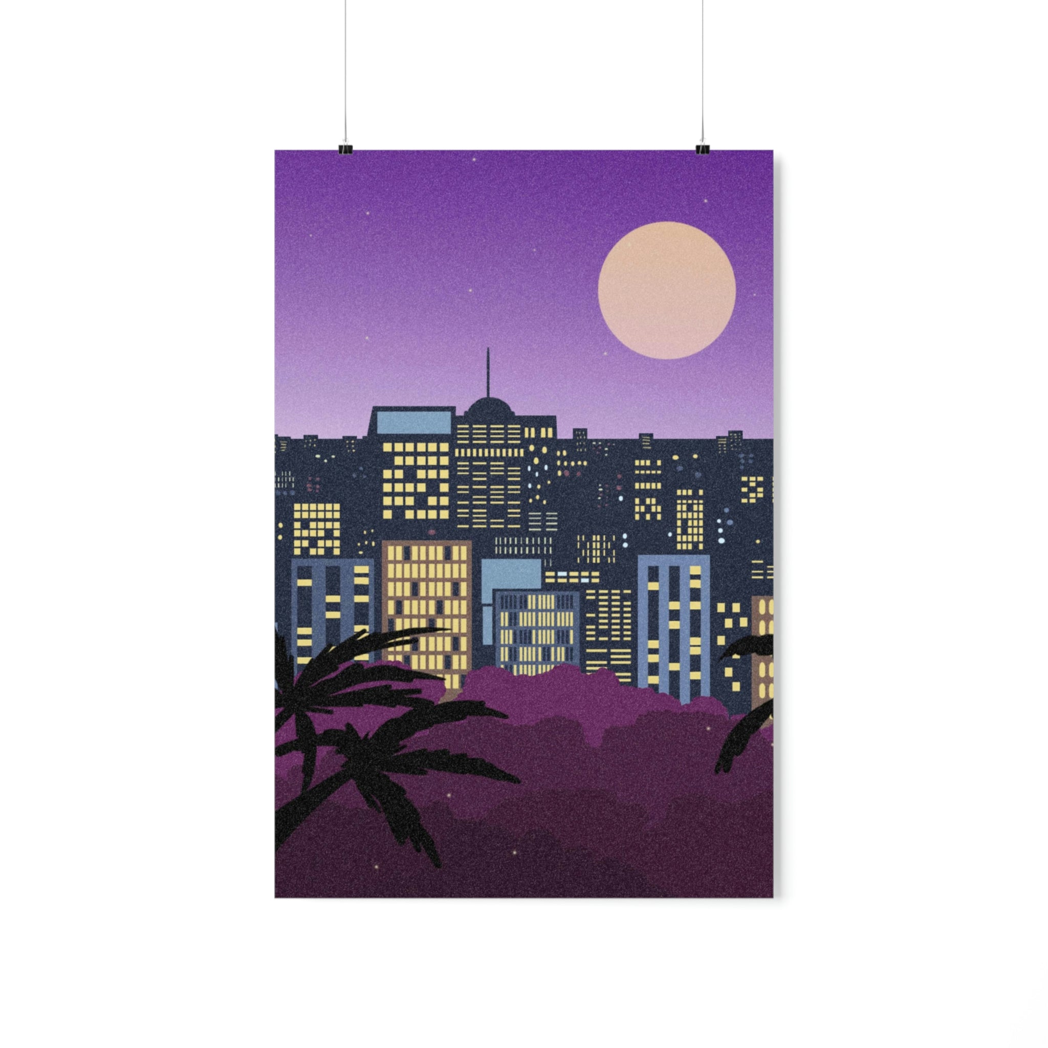 LUNAR NIGHTS WALL POSTER