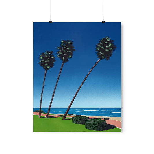 RETRO BEACH WALL POSTER