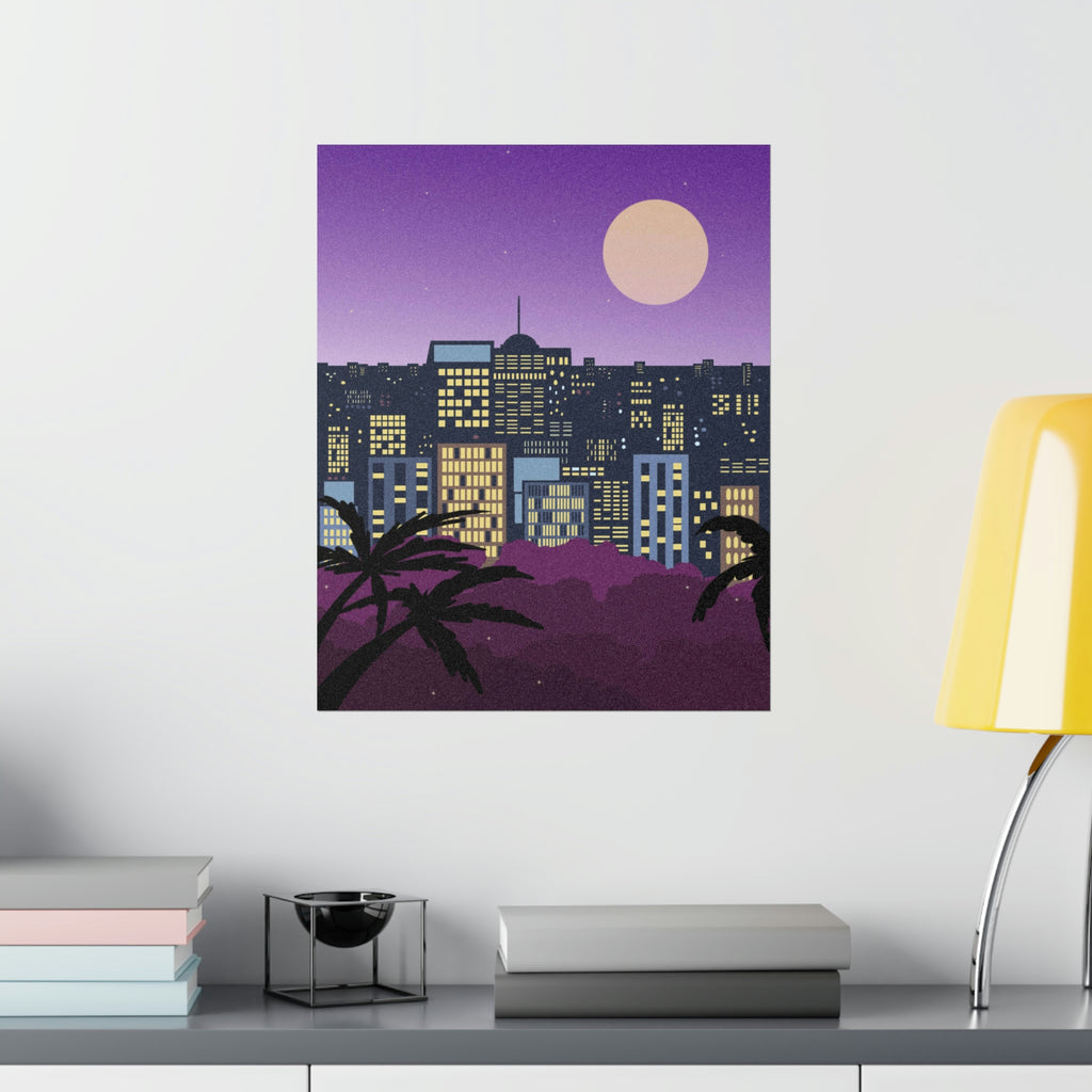 LUNAR NIGHTS WALL POSTER