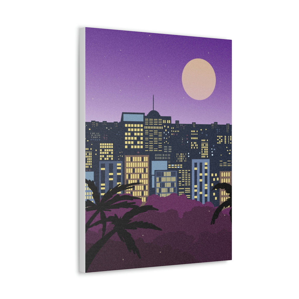 LUNAR NIGHTS WALL CANVAS
