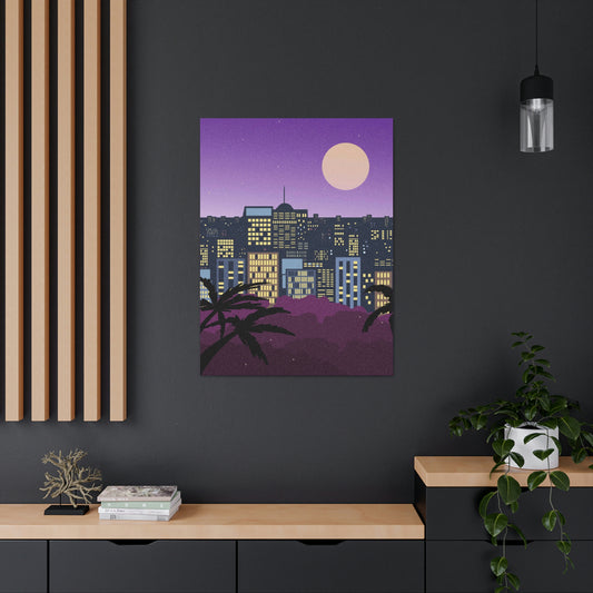 LUNAR NIGHTS WALL CANVAS