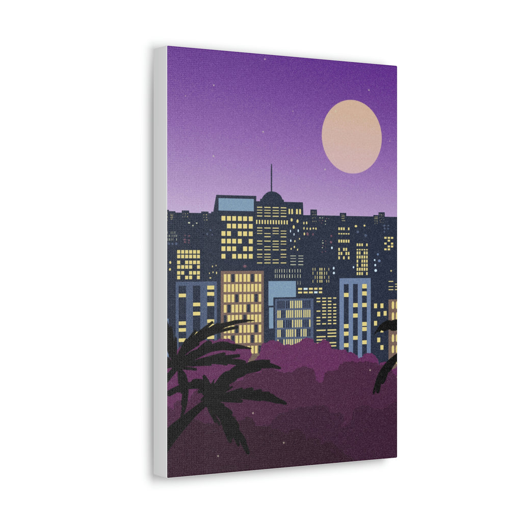 LUNAR NIGHTS WALL CANVAS