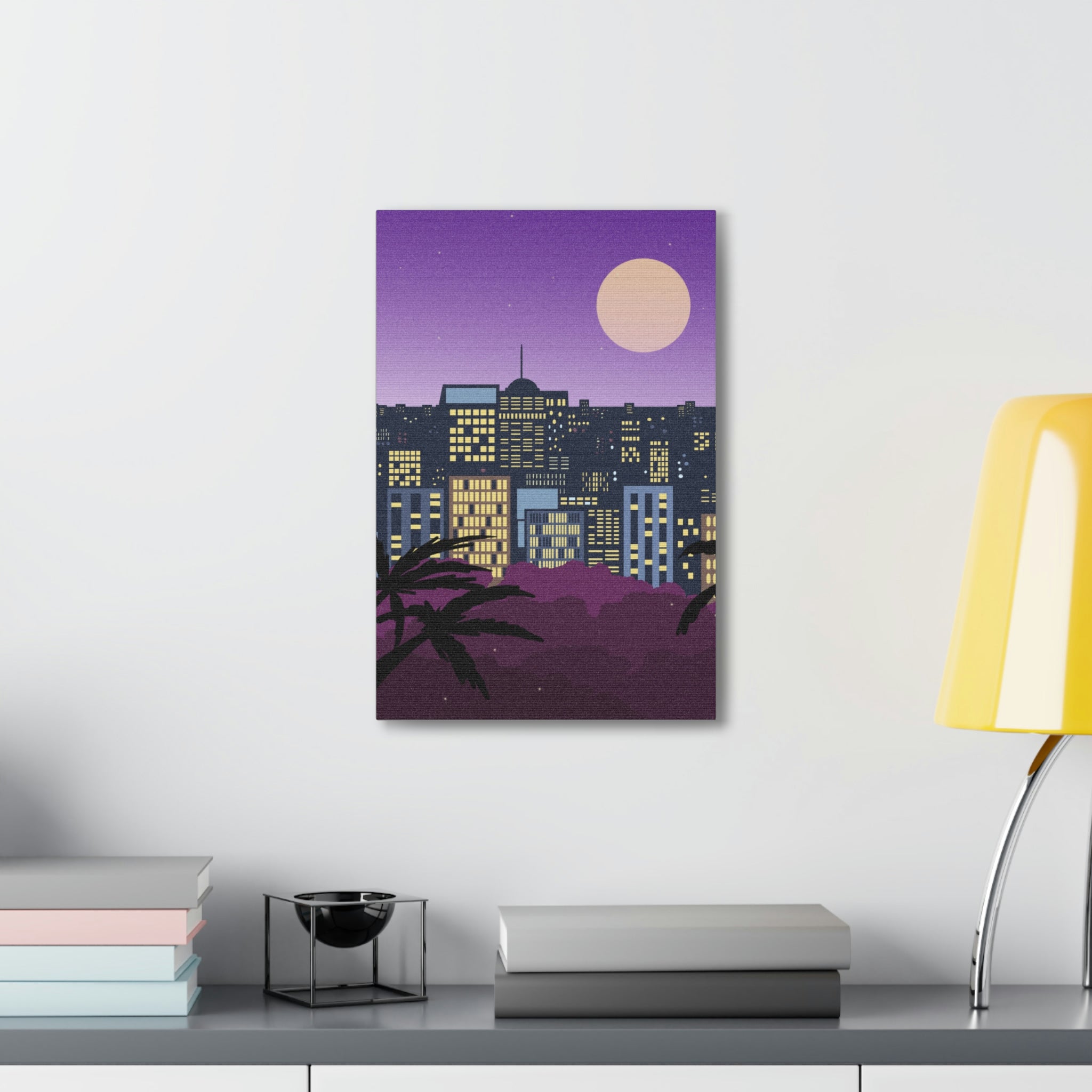 LUNAR NIGHTS WALL CANVAS