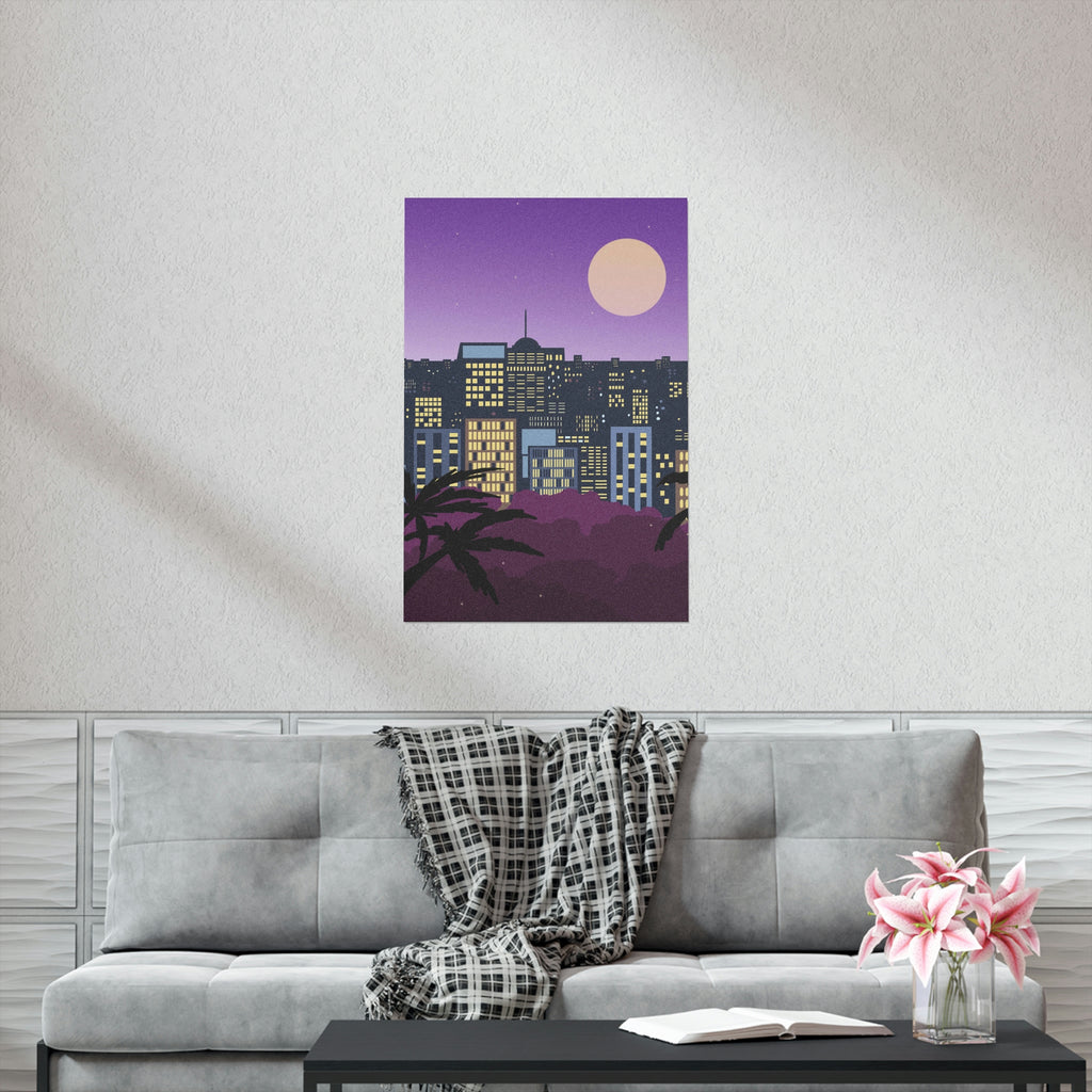 LUNAR NIGHTS WALL POSTER