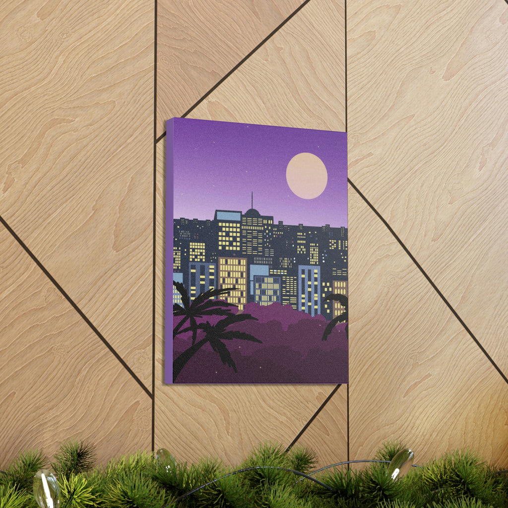 LUNAR NIGHTS WALL CANVAS