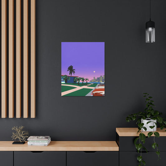 MIAMI NIGHTS WALL CANVAS