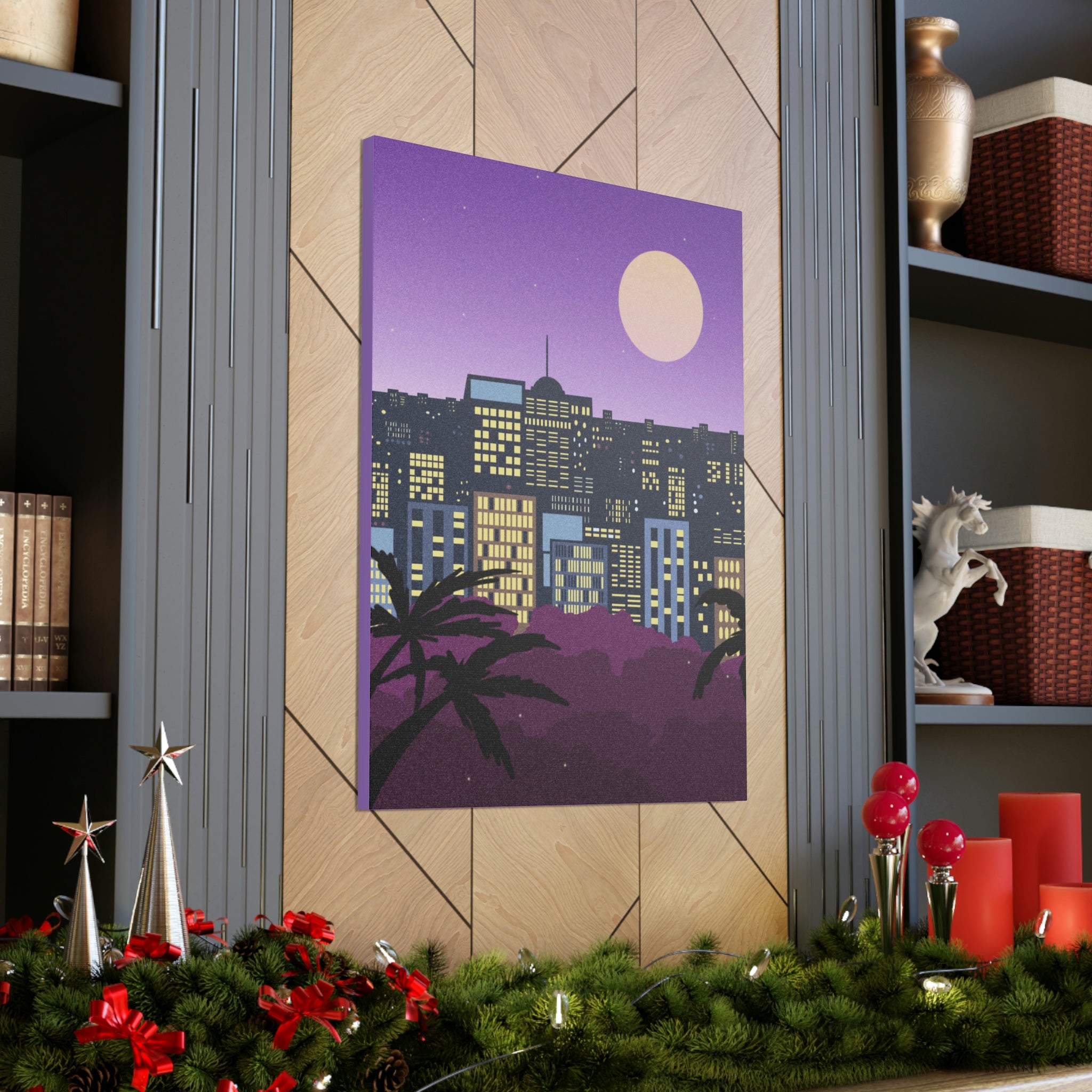 LUNAR NIGHTS WALL CANVAS