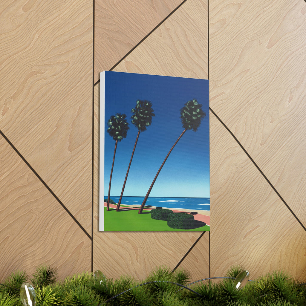 RETRO BEACH WALL CANVAS