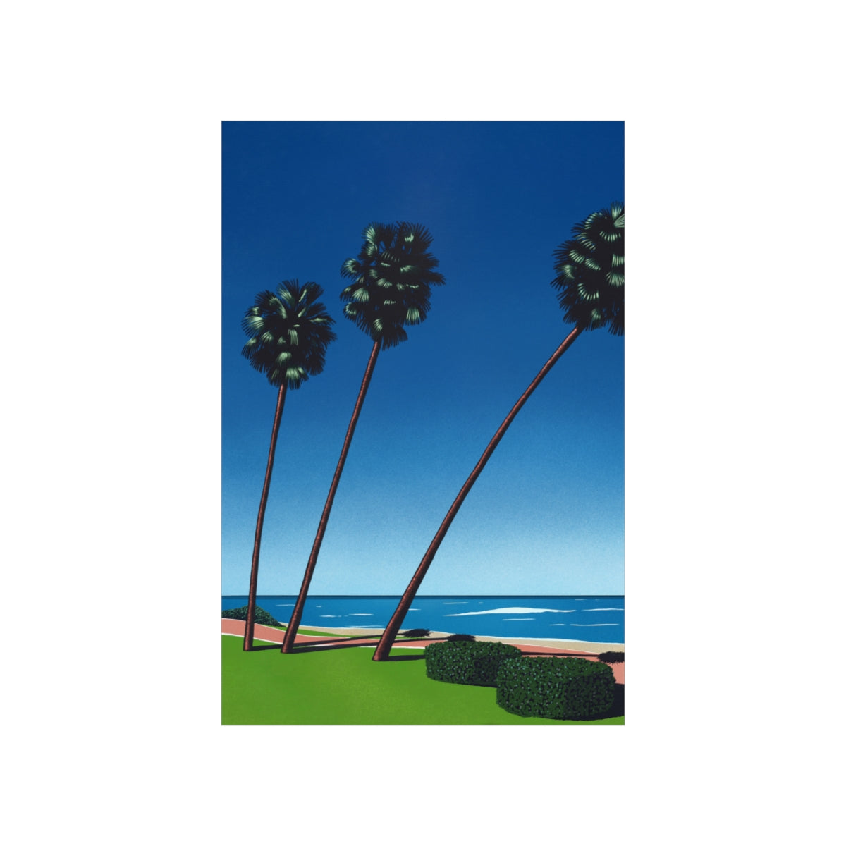 RETRO BEACH WALL POSTER