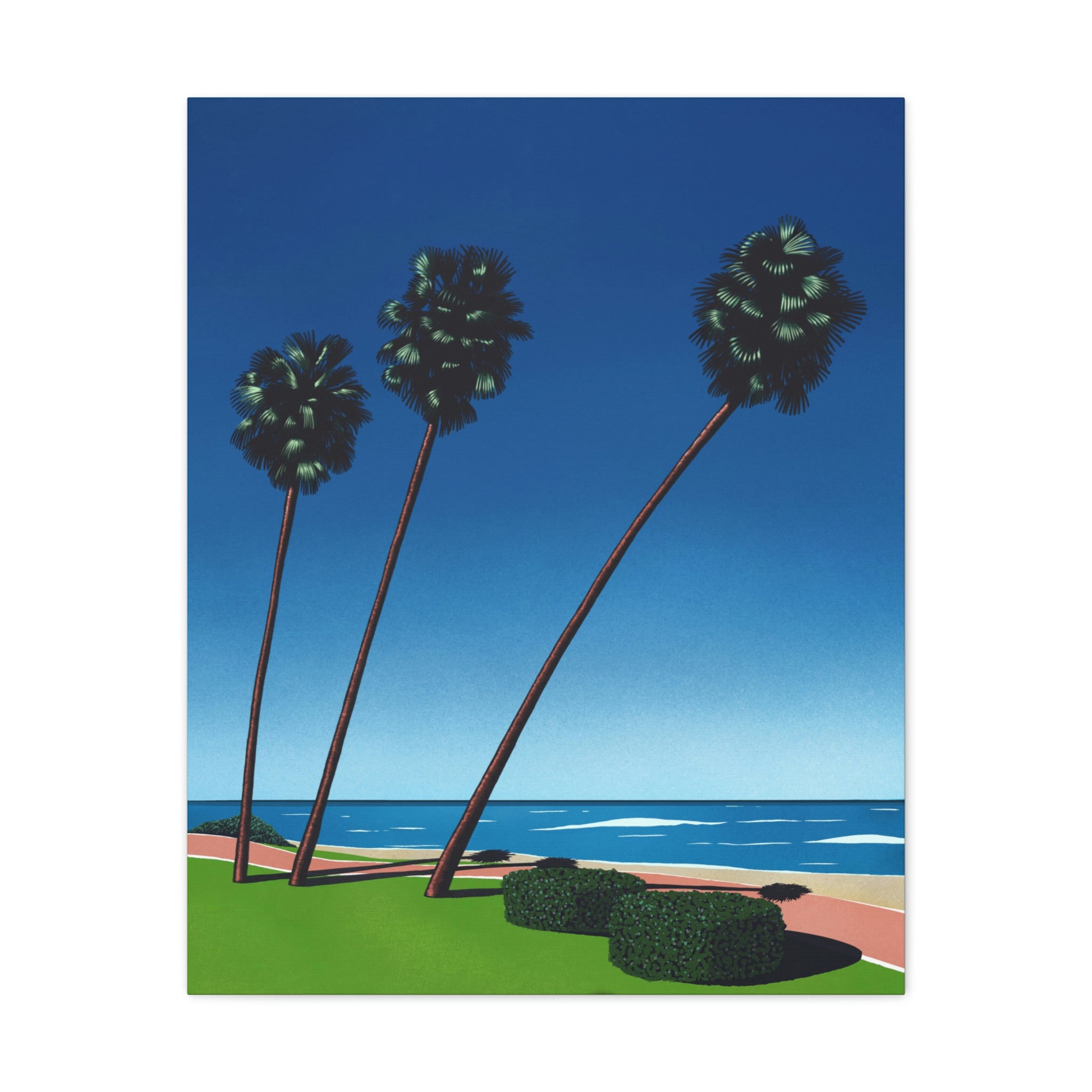 RETRO BEACH WALL CANVAS