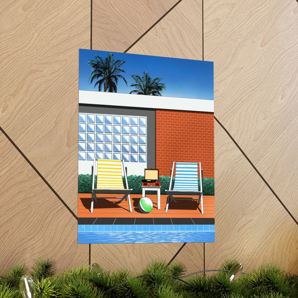 BACK TO SUMMER WALL POSTER