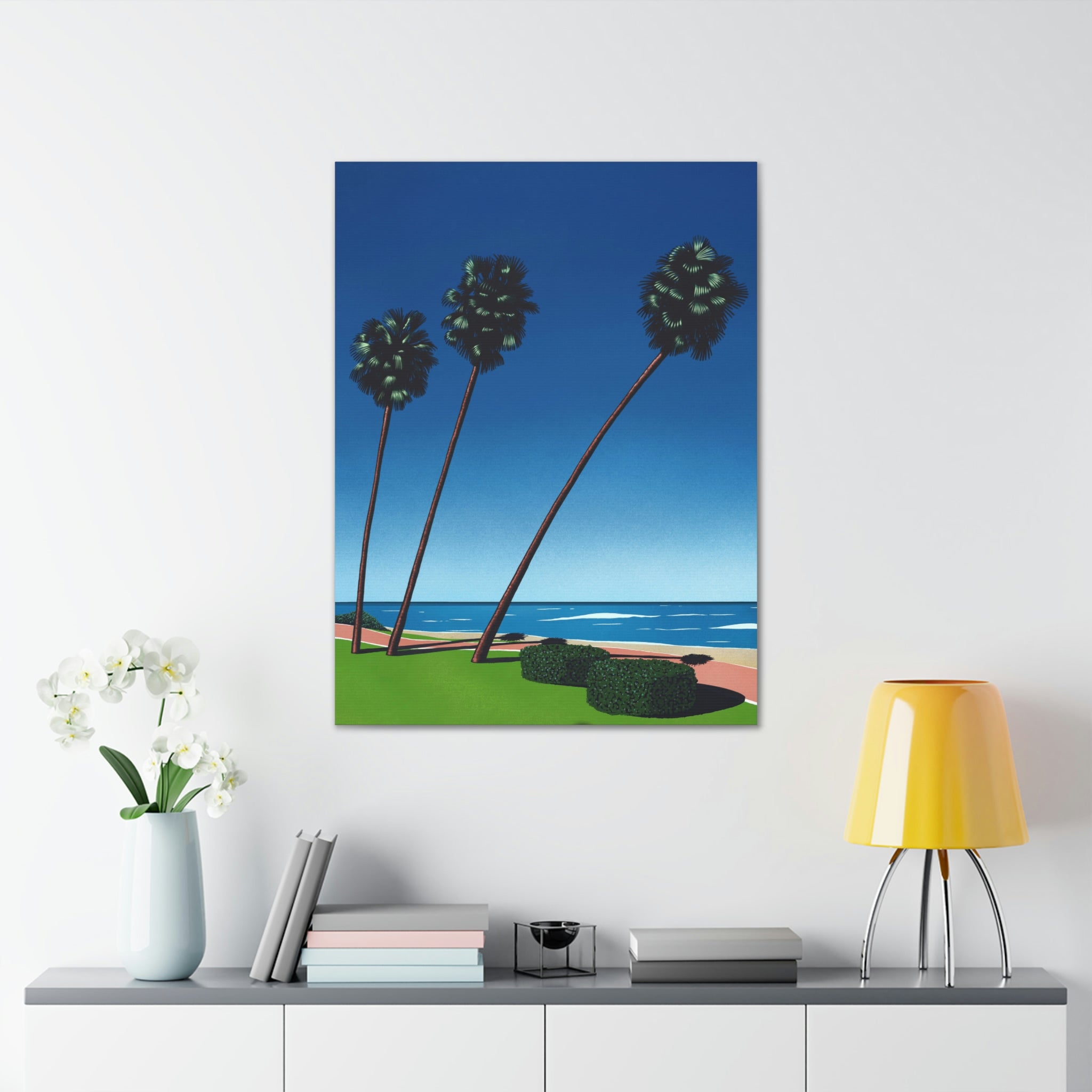 RETRO BEACH WALL CANVAS