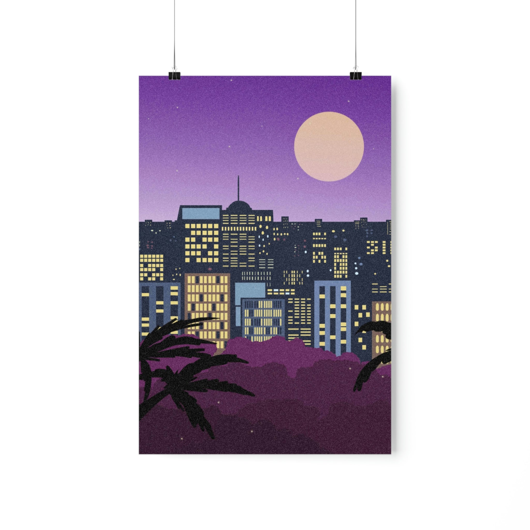 LUNAR NIGHTS WALL POSTER