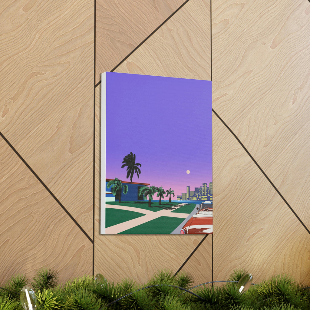 MIAMI NIGHTS WALL CANVAS