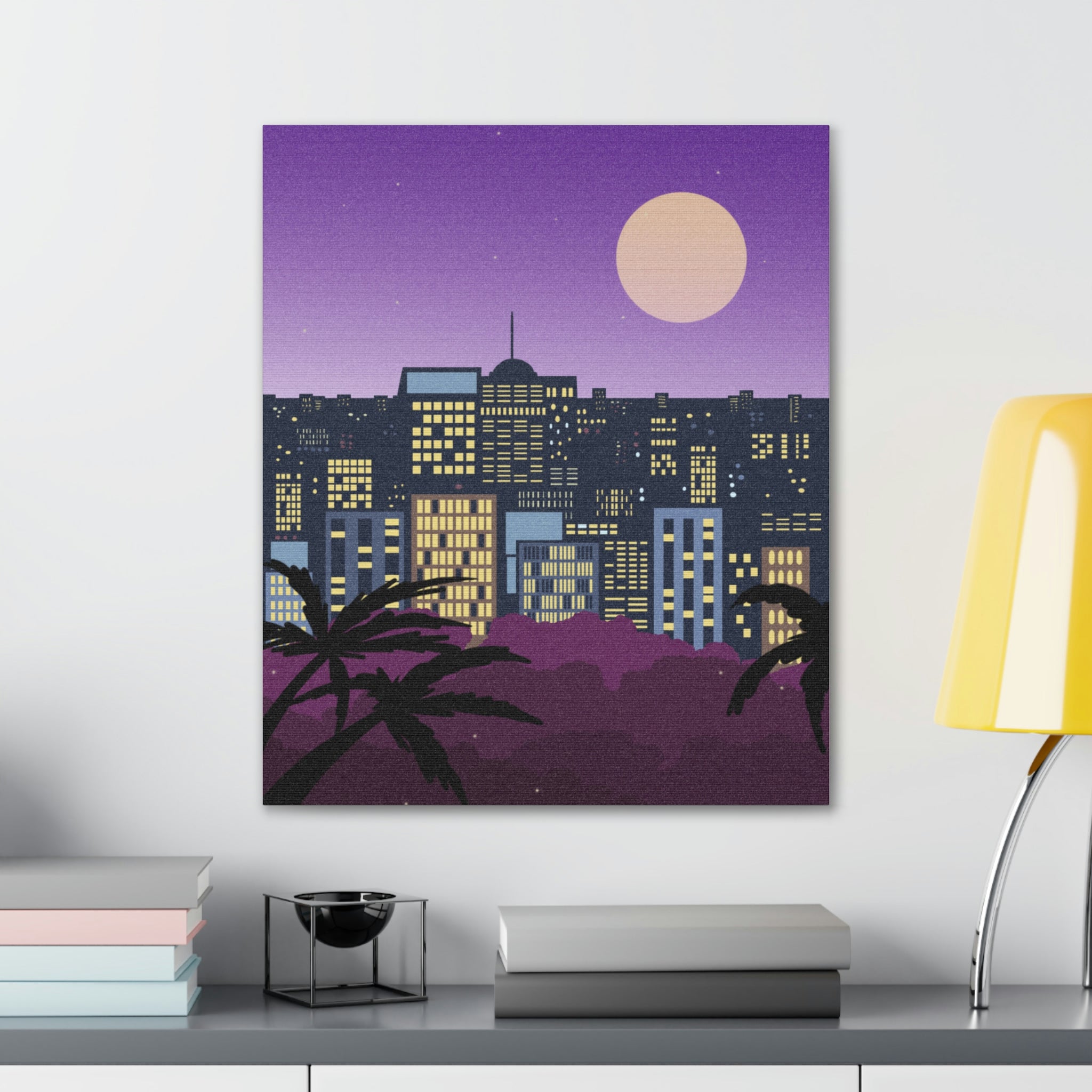 LUNAR NIGHTS WALL CANVAS