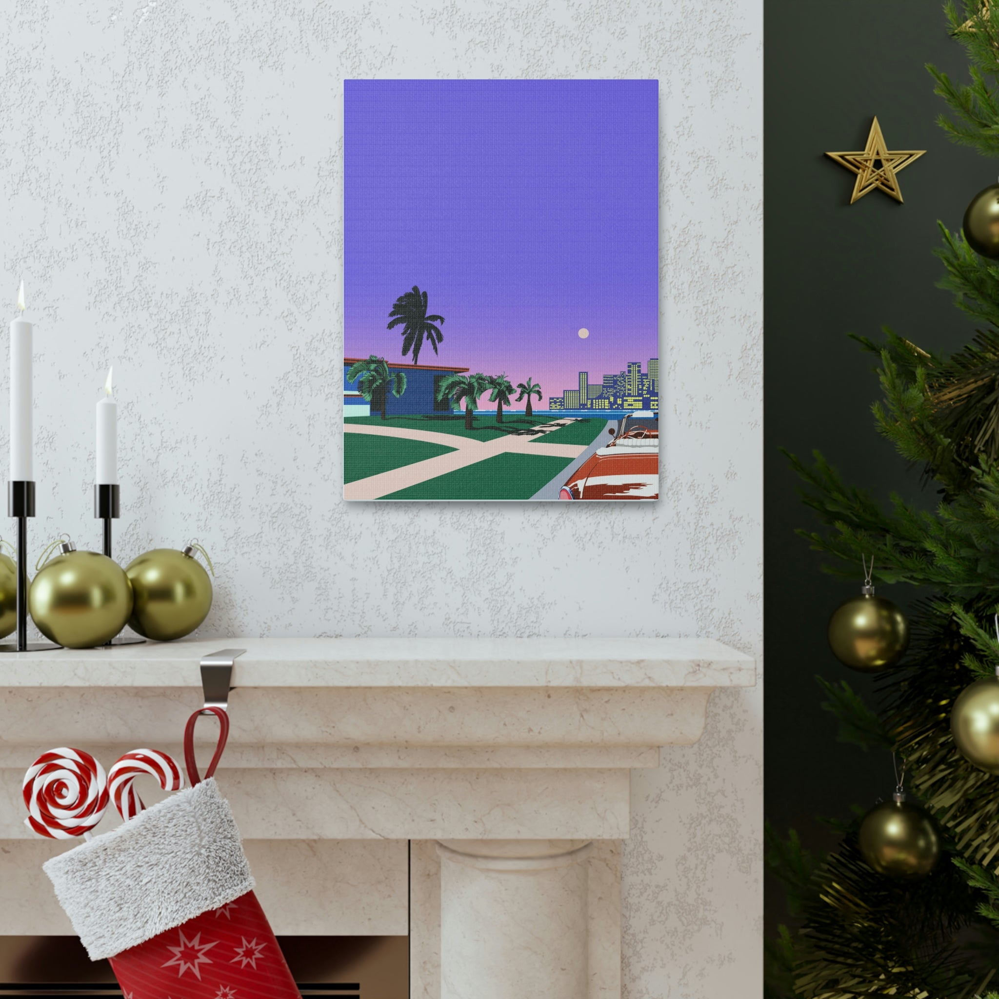 MIAMI NIGHTS WALL CANVAS