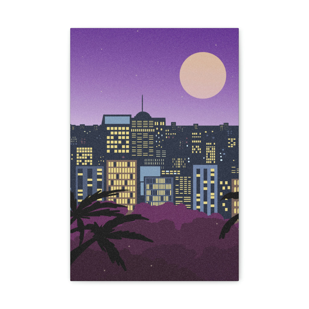 LUNAR NIGHTS WALL CANVAS