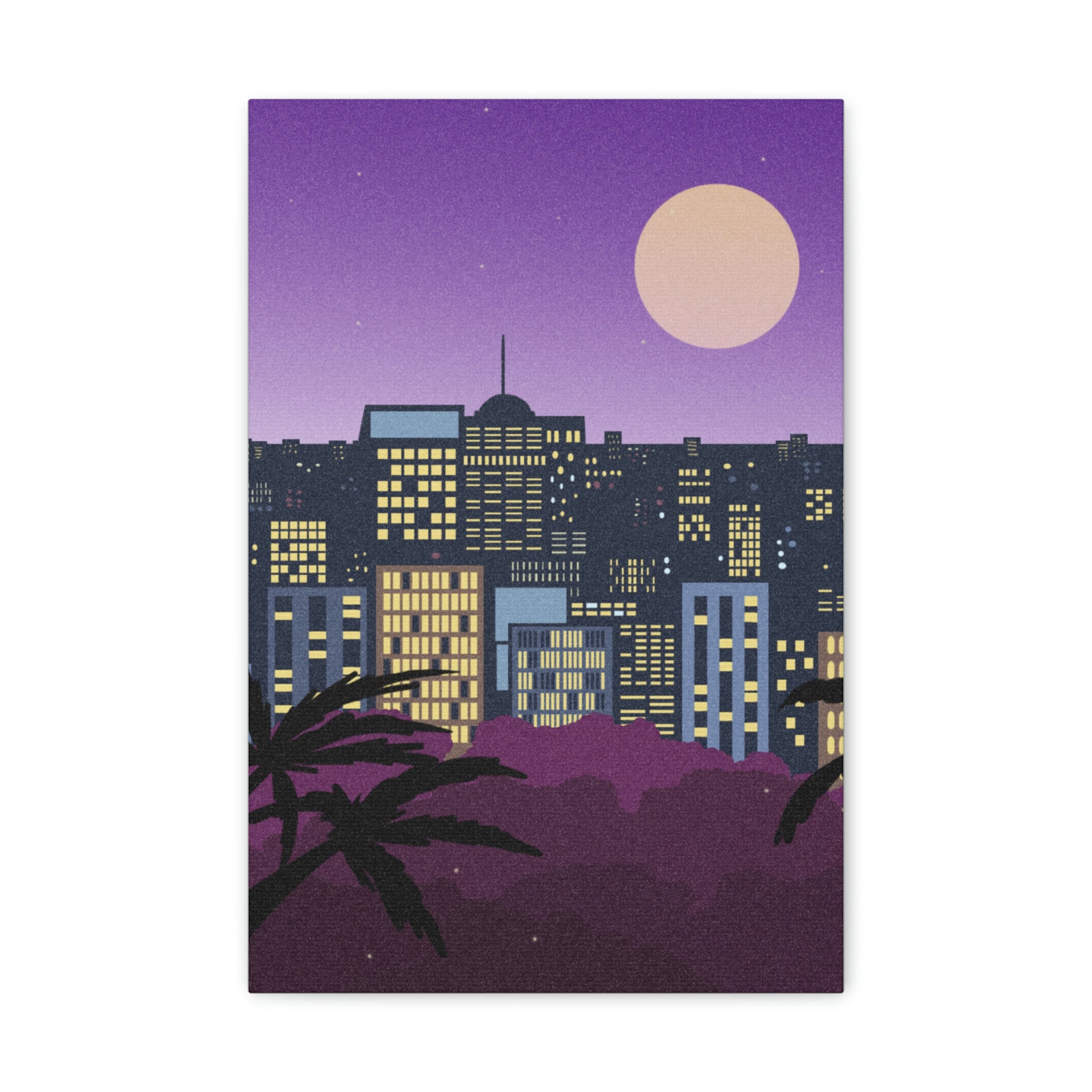 LUNAR NIGHTS WALL CANVAS