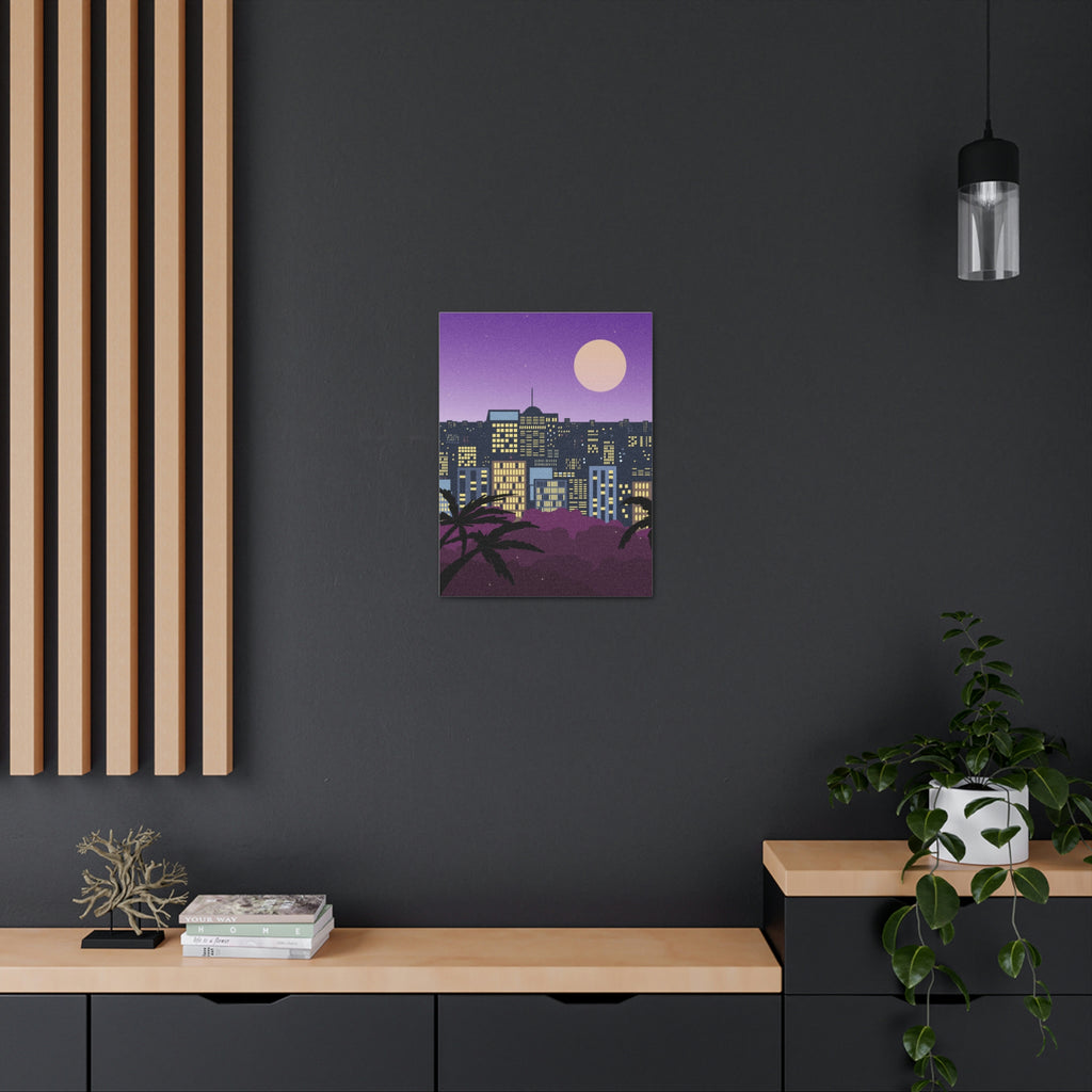 LUNAR NIGHTS WALL CANVAS