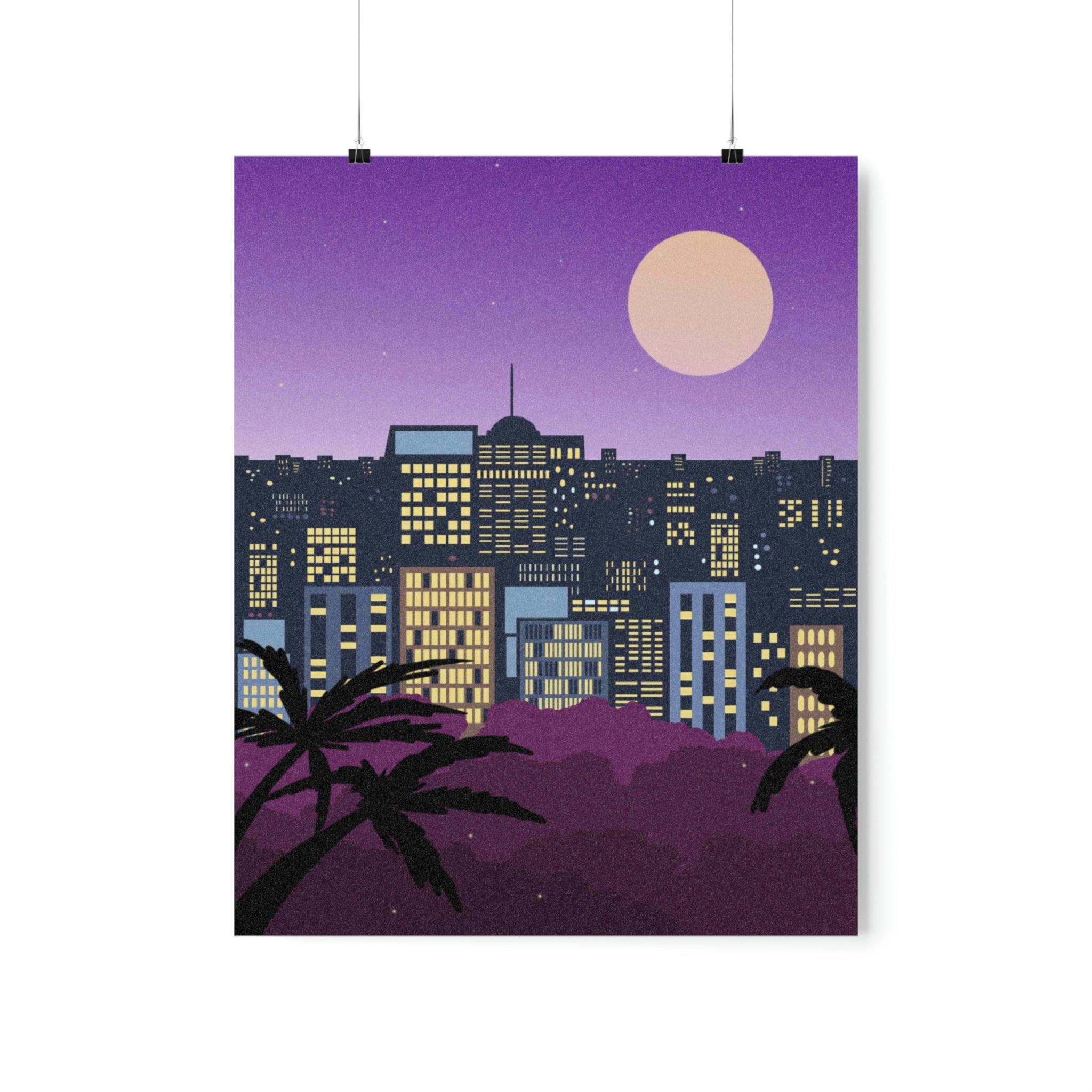 LUNAR NIGHTS WALL POSTER
