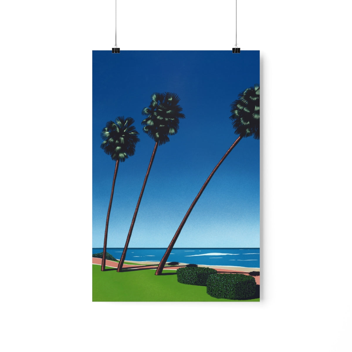 RETRO BEACH WALL POSTER
