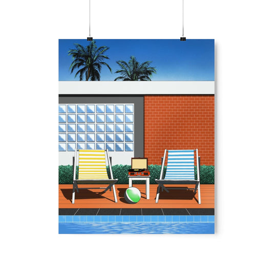 BACK TO SUMMER WALL POSTER