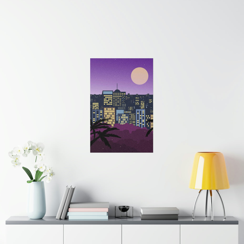 LUNAR NIGHTS WALL POSTER