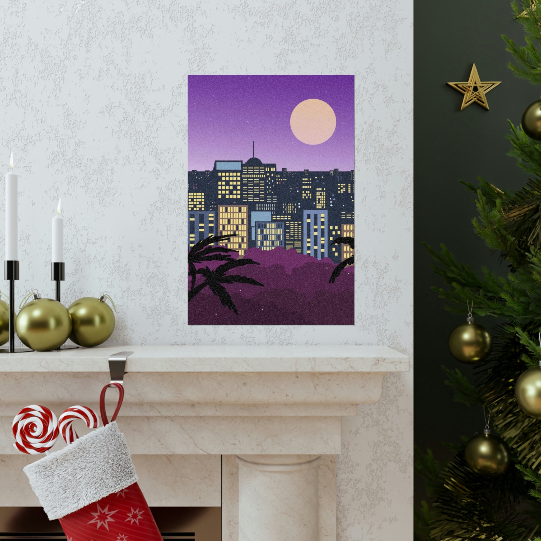 LUNAR NIGHTS WALL POSTER