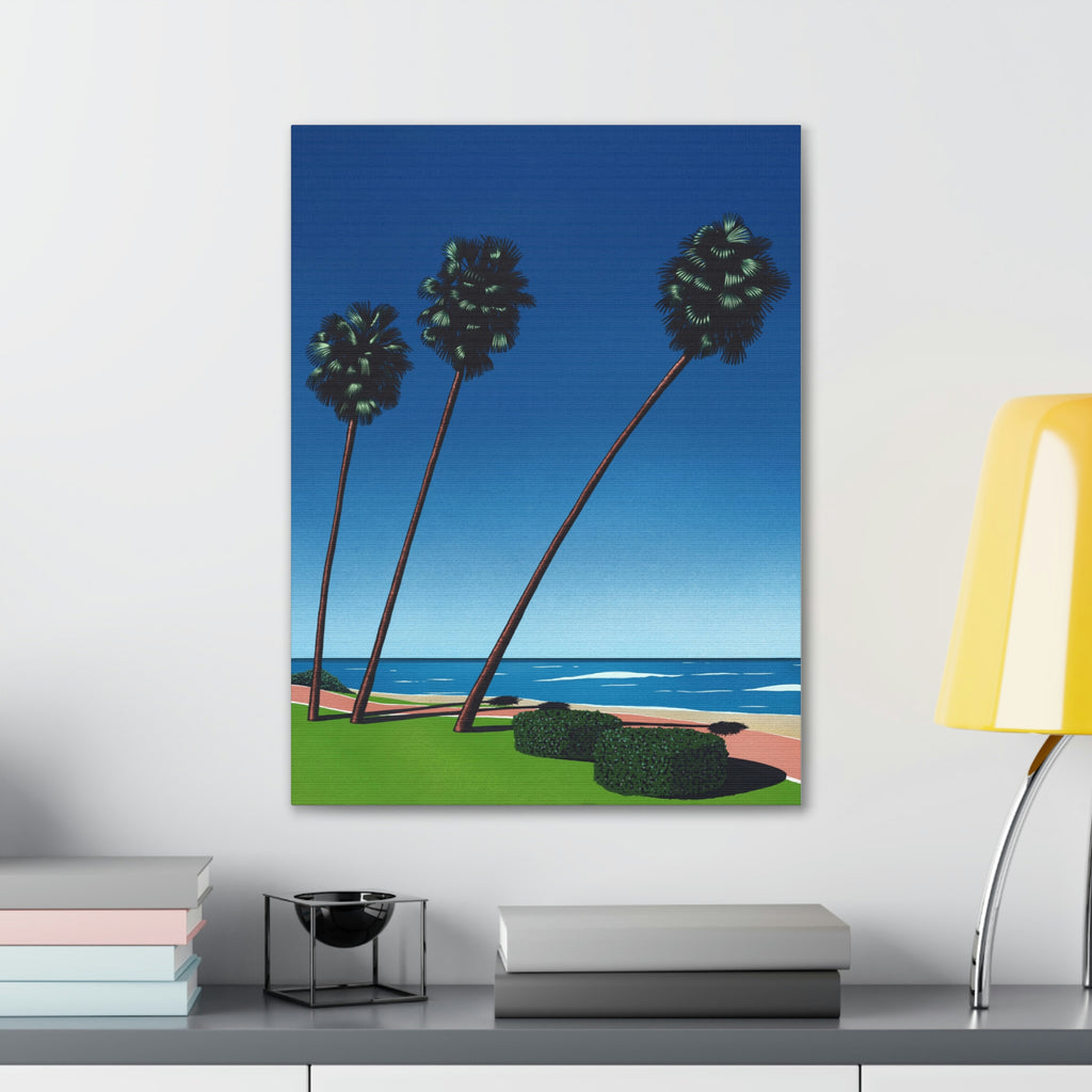 RETRO BEACH WALL CANVAS