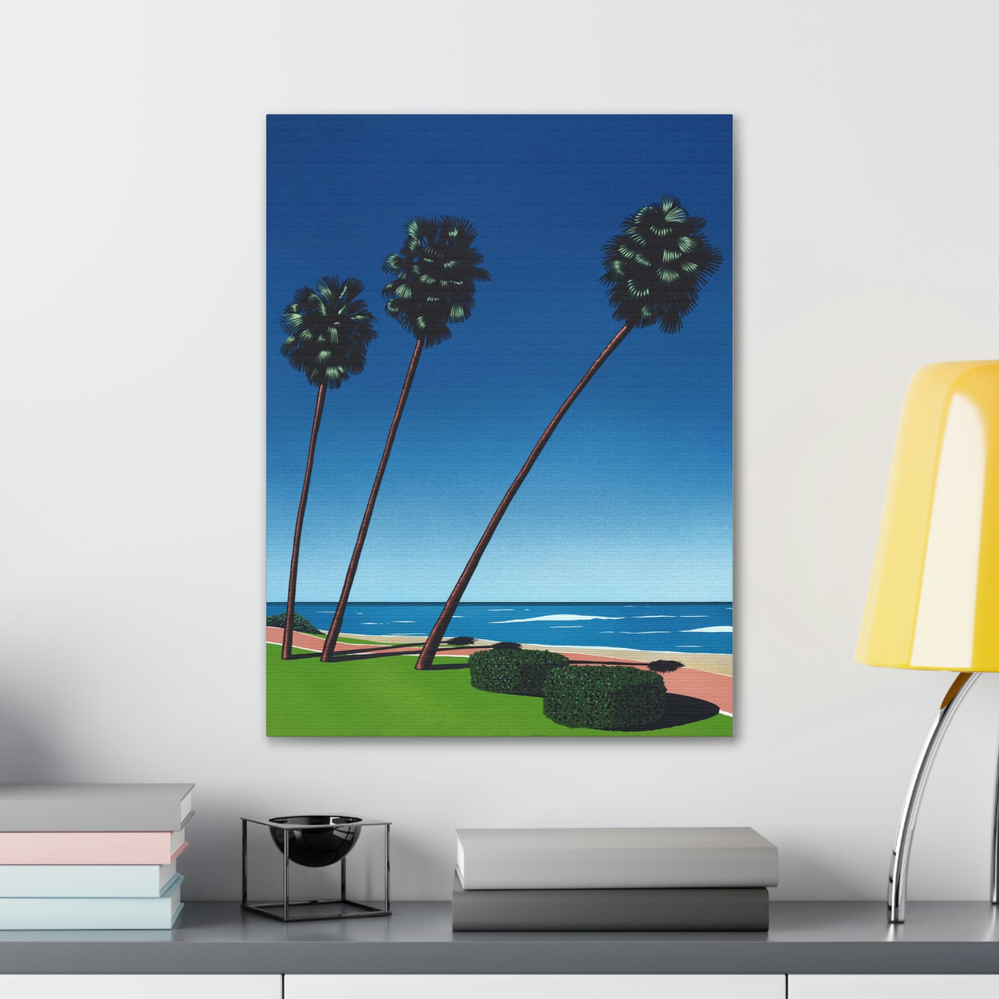 RETRO BEACH WALL CANVAS