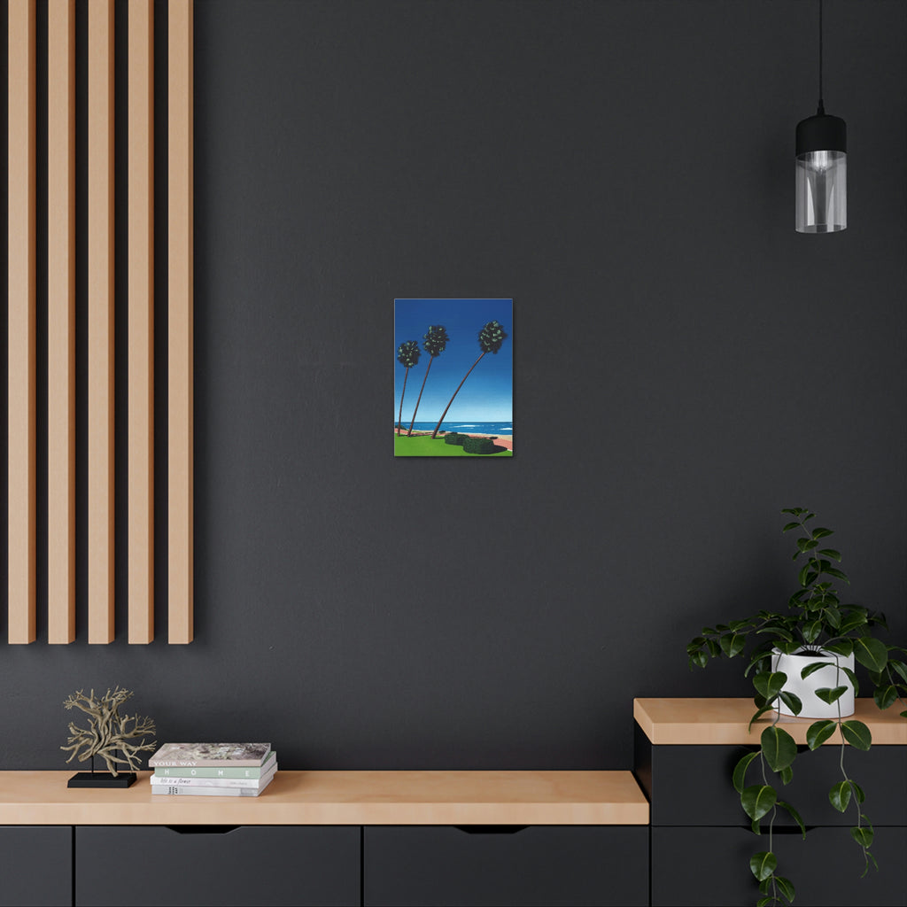 RETRO BEACH WALL CANVAS