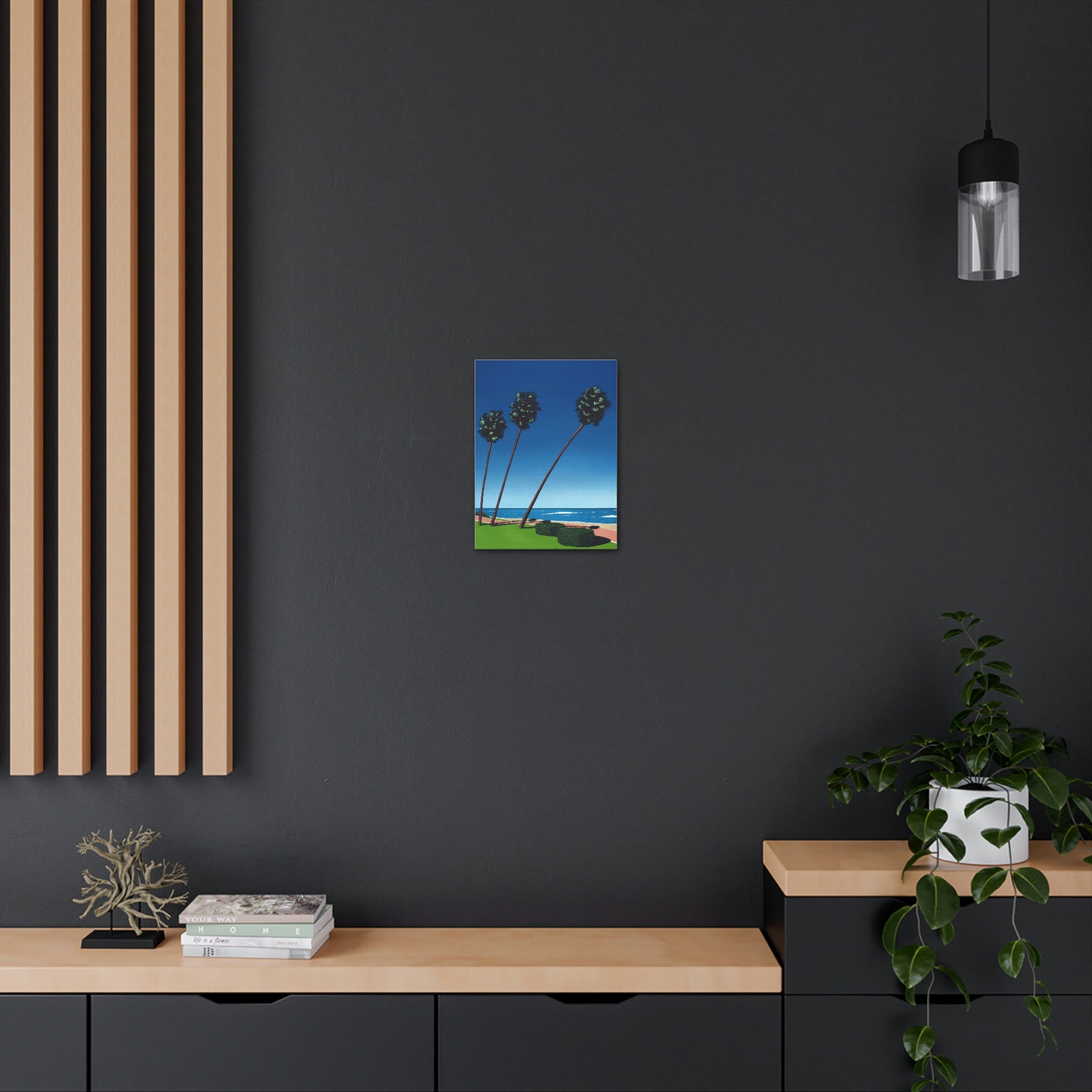 RETRO BEACH WALL CANVAS