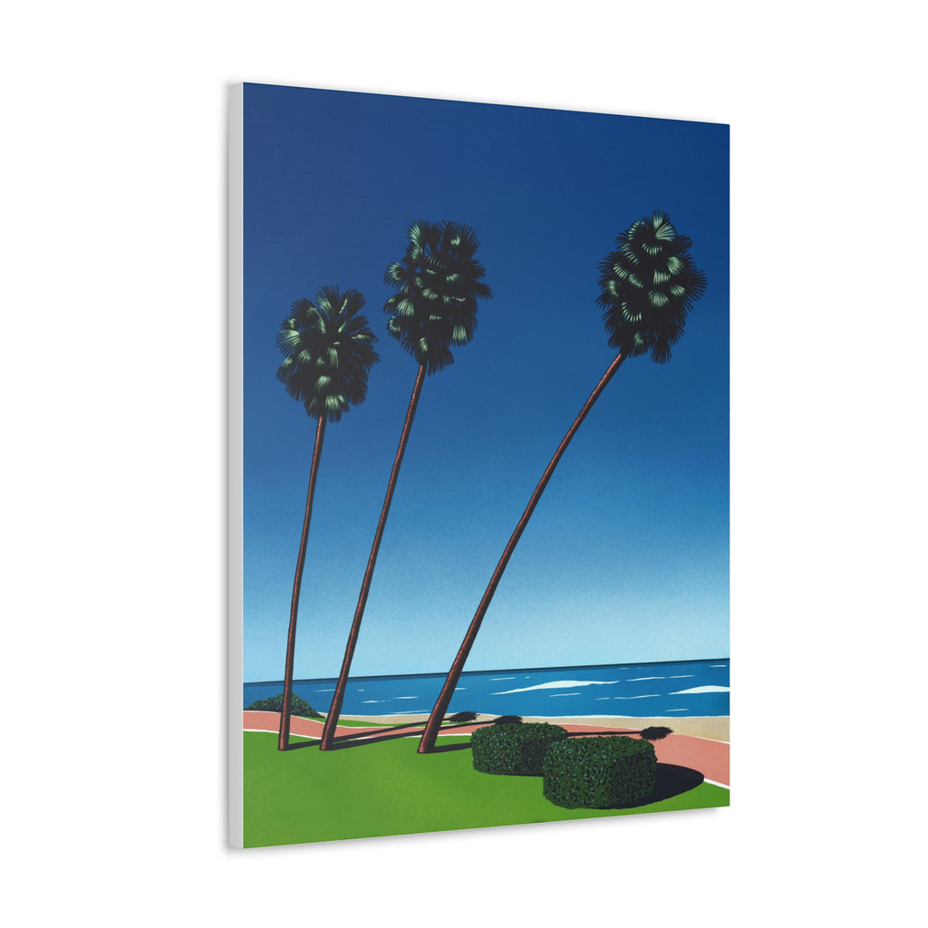 RETRO BEACH WALL CANVAS