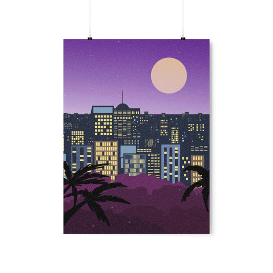 LUNAR NIGHTS WALL POSTER