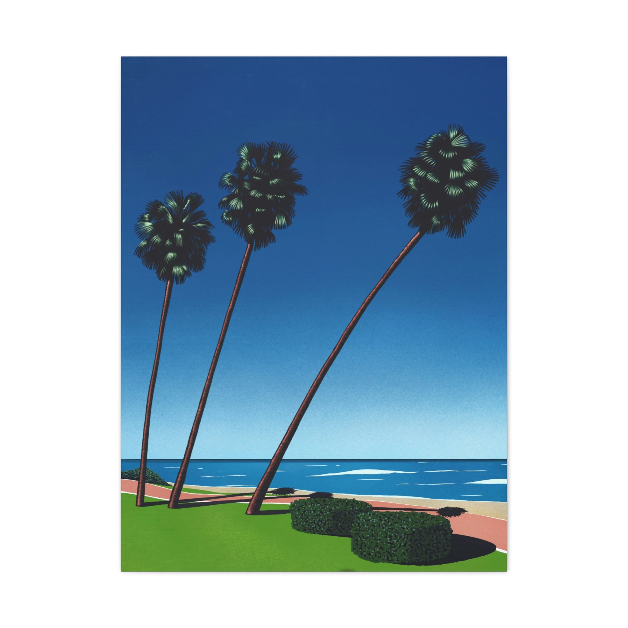 RETRO BEACH WALL CANVAS