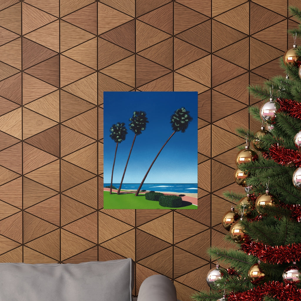 RETRO BEACH WALL POSTER