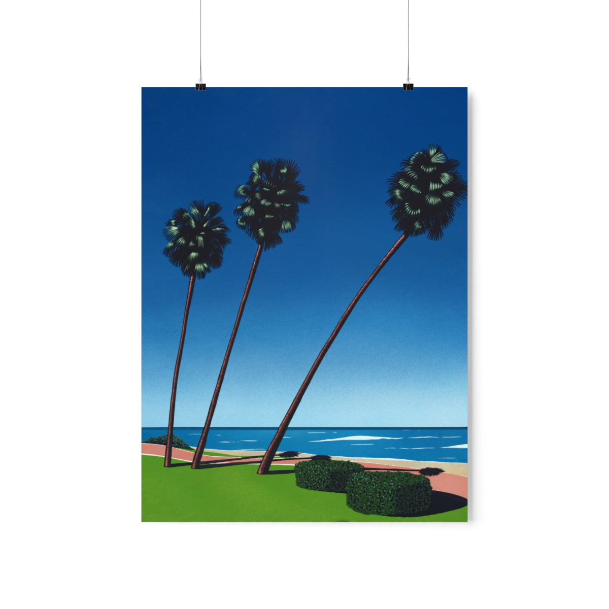 RETRO BEACH WALL POSTER