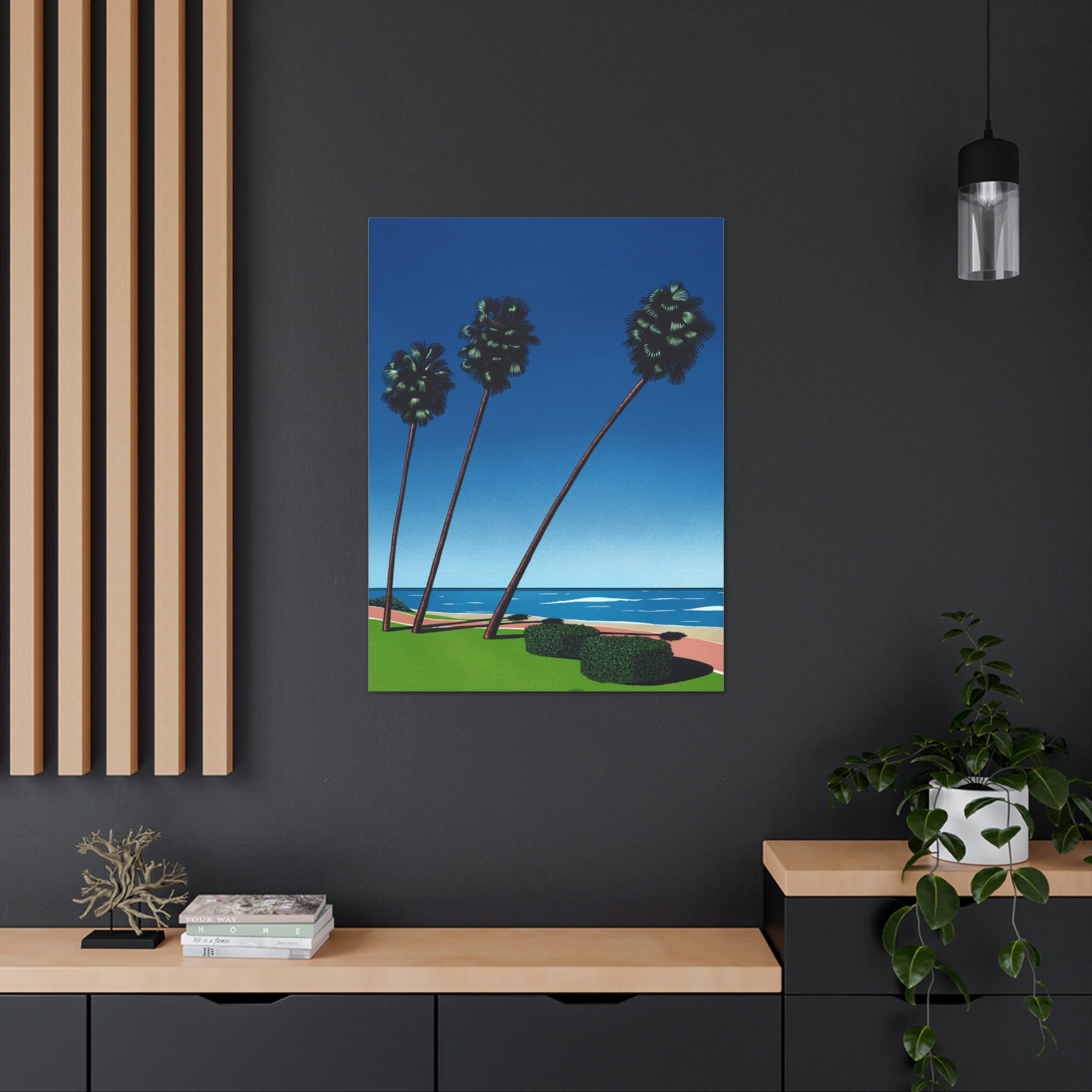 RETRO BEACH WALL CANVAS