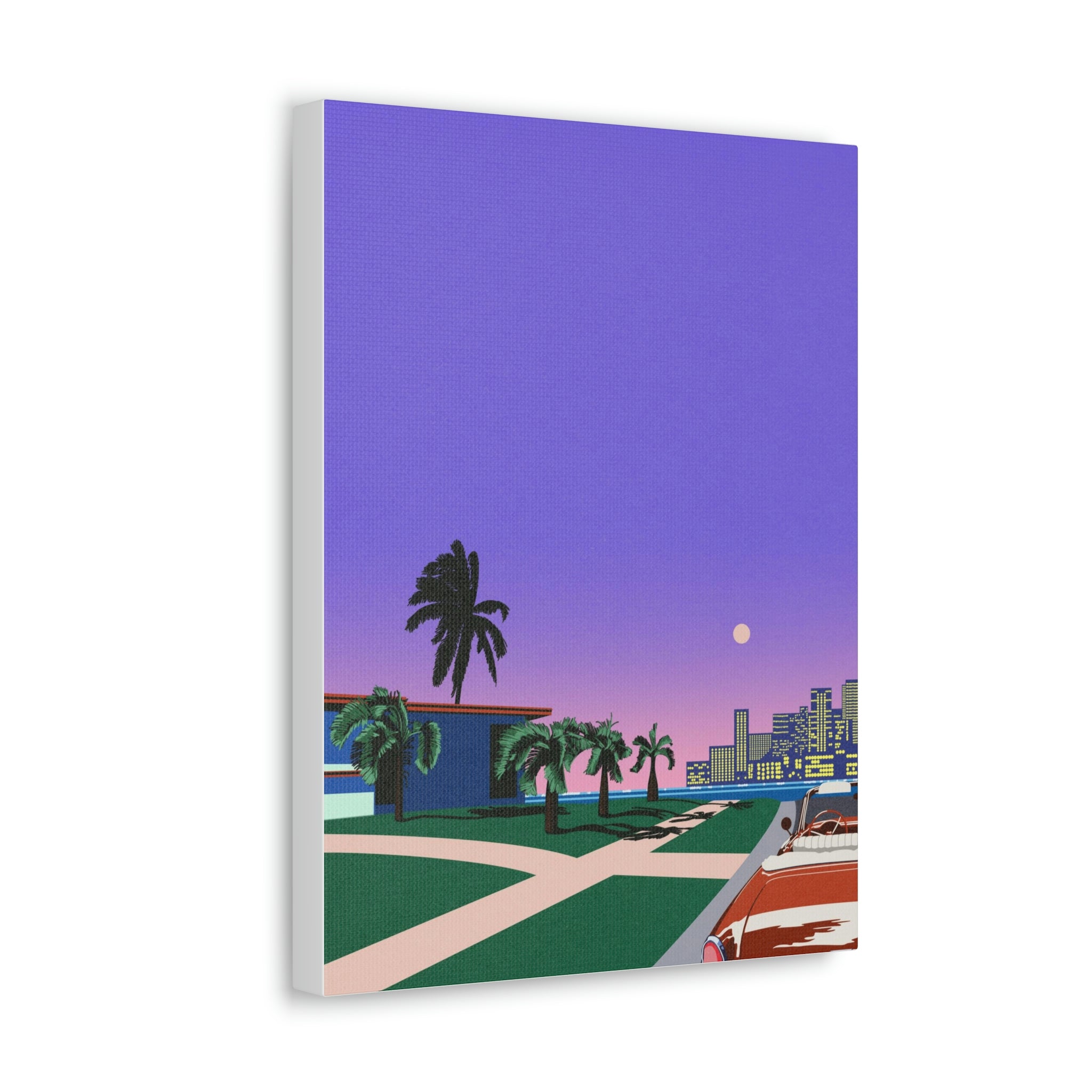 MIAMI NIGHTS WALL CANVAS