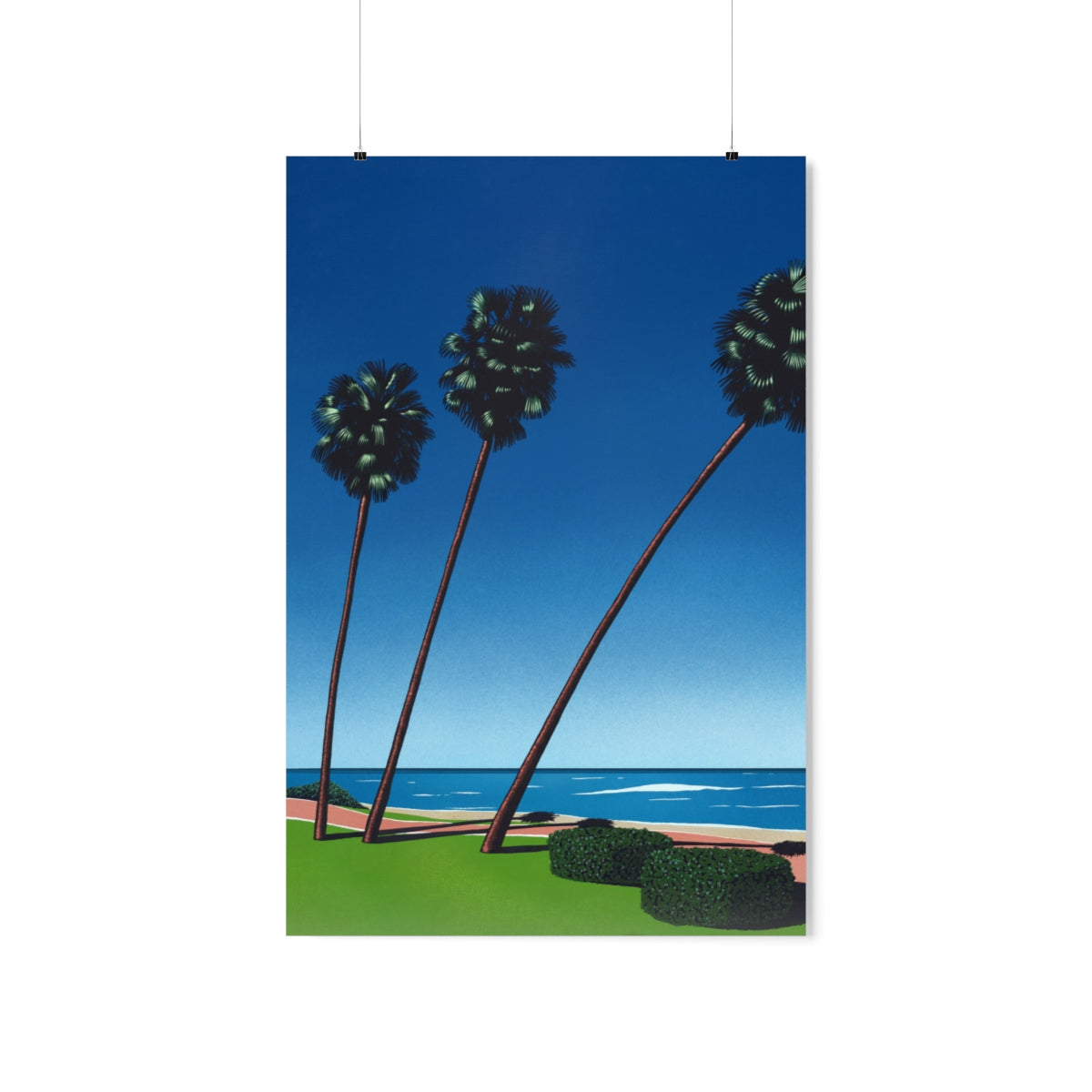 RETRO BEACH WALL POSTER