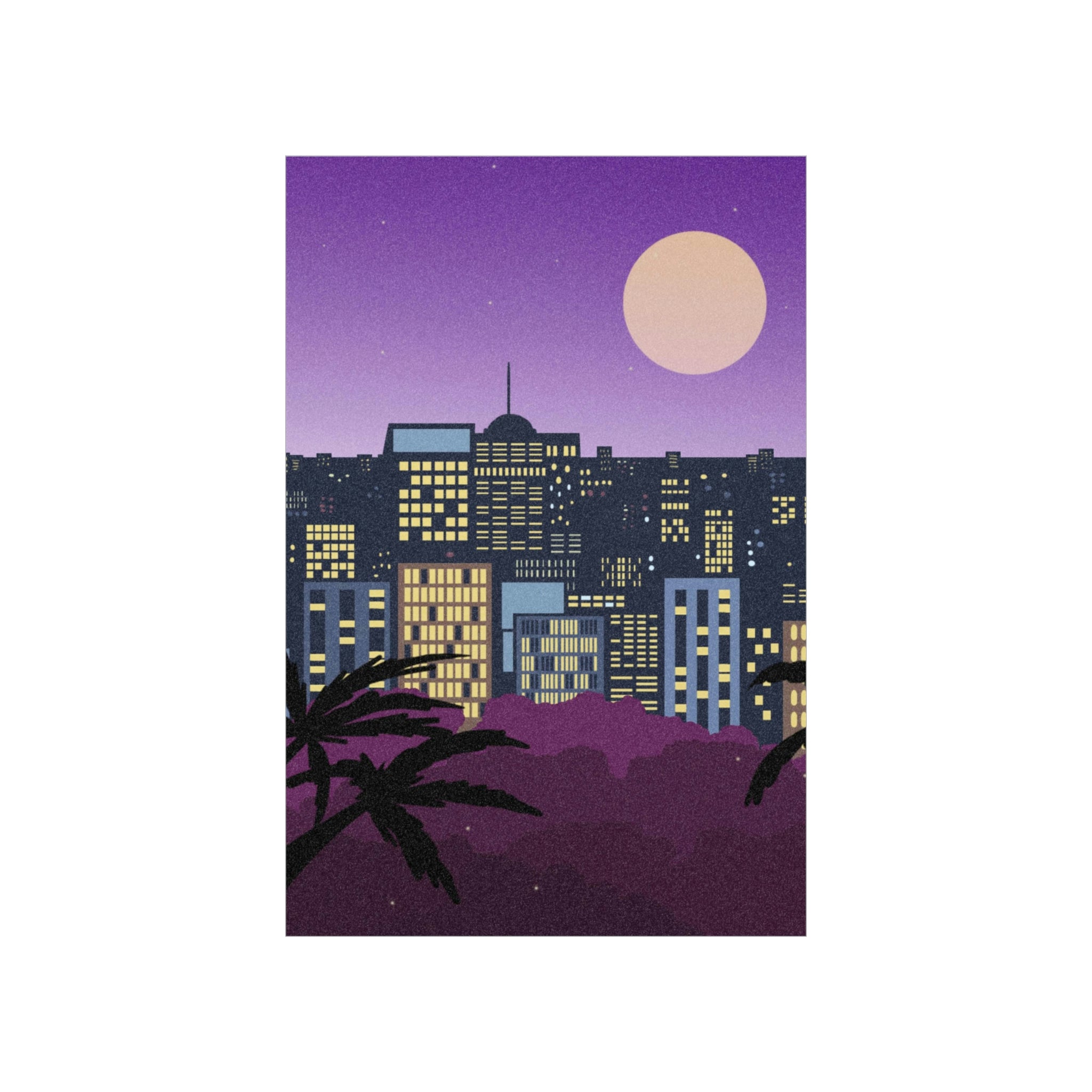 LUNAR NIGHTS WALL POSTER