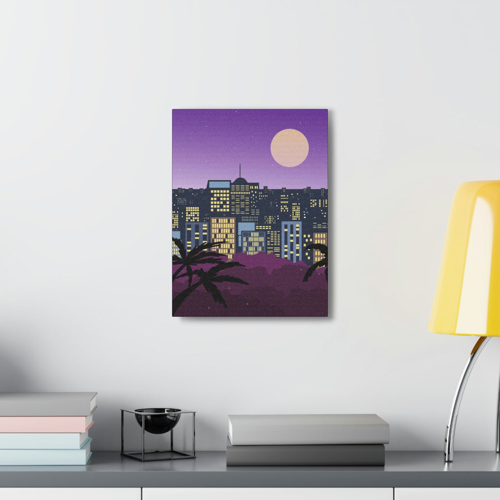 LUNAR NIGHTS WALL CANVAS