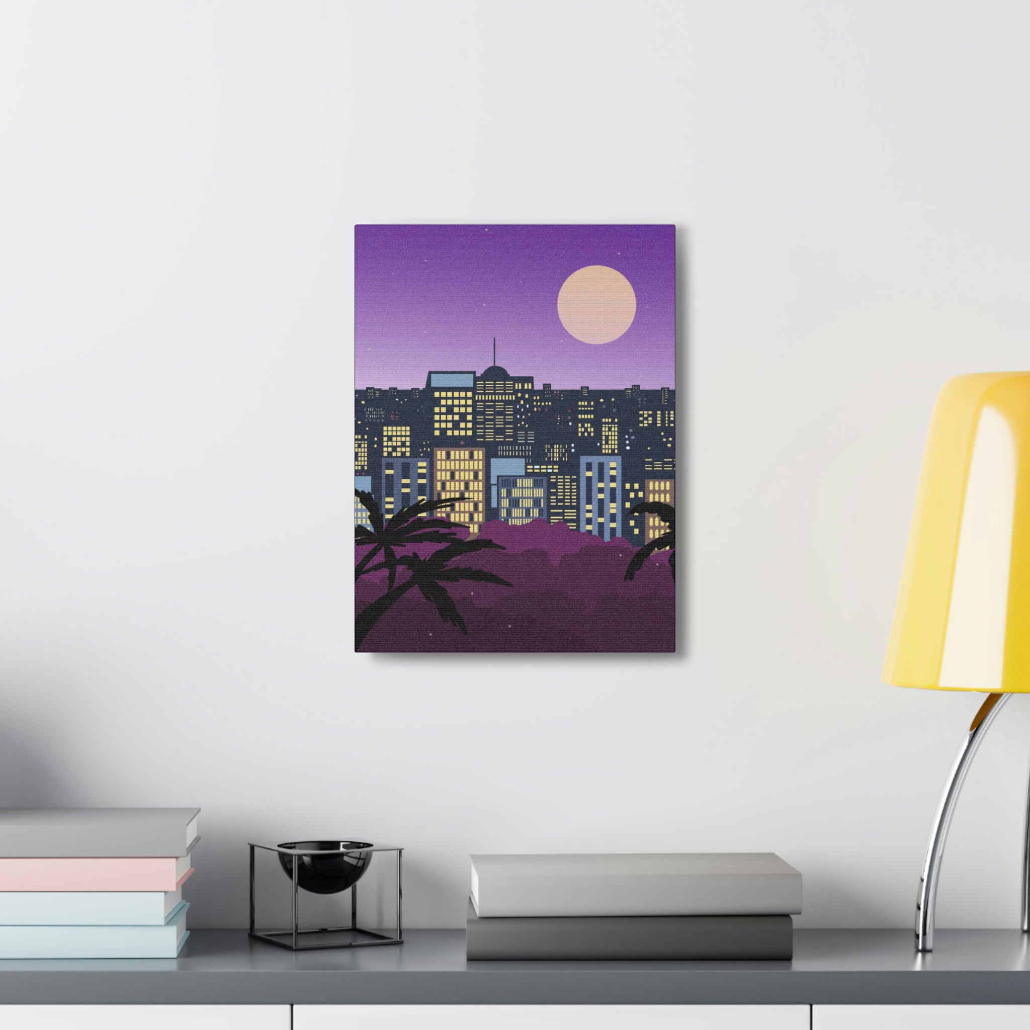 LUNAR NIGHTS WALL CANVAS