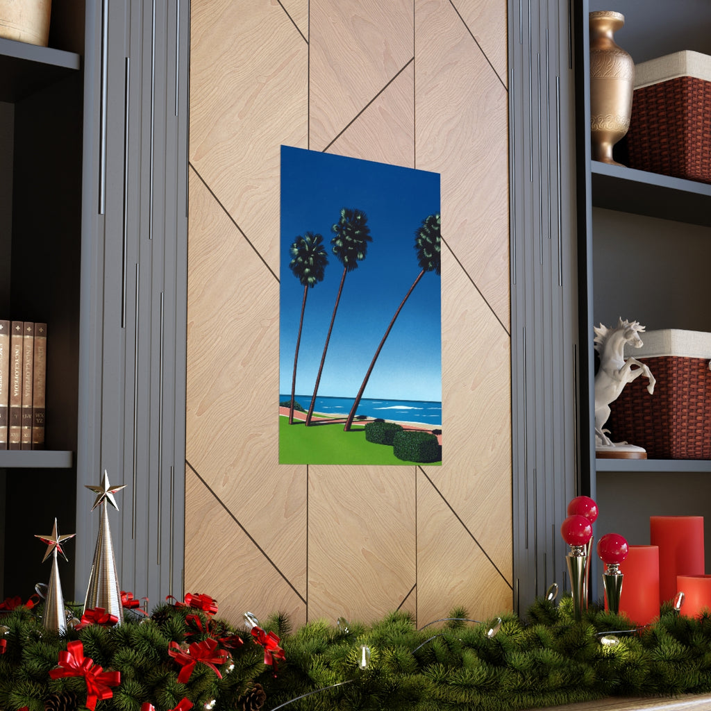 RETRO BEACH WALL POSTER