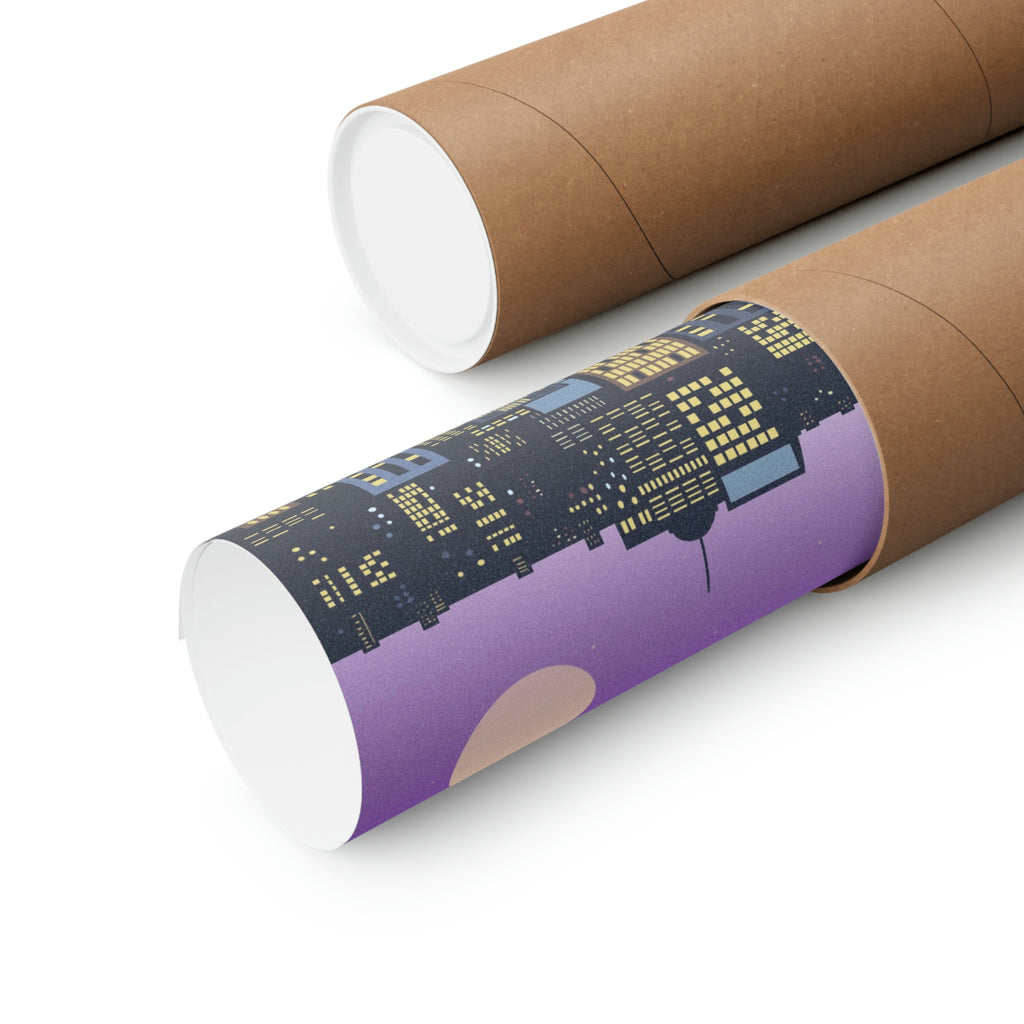 LUNAR NIGHTS WALL POSTER