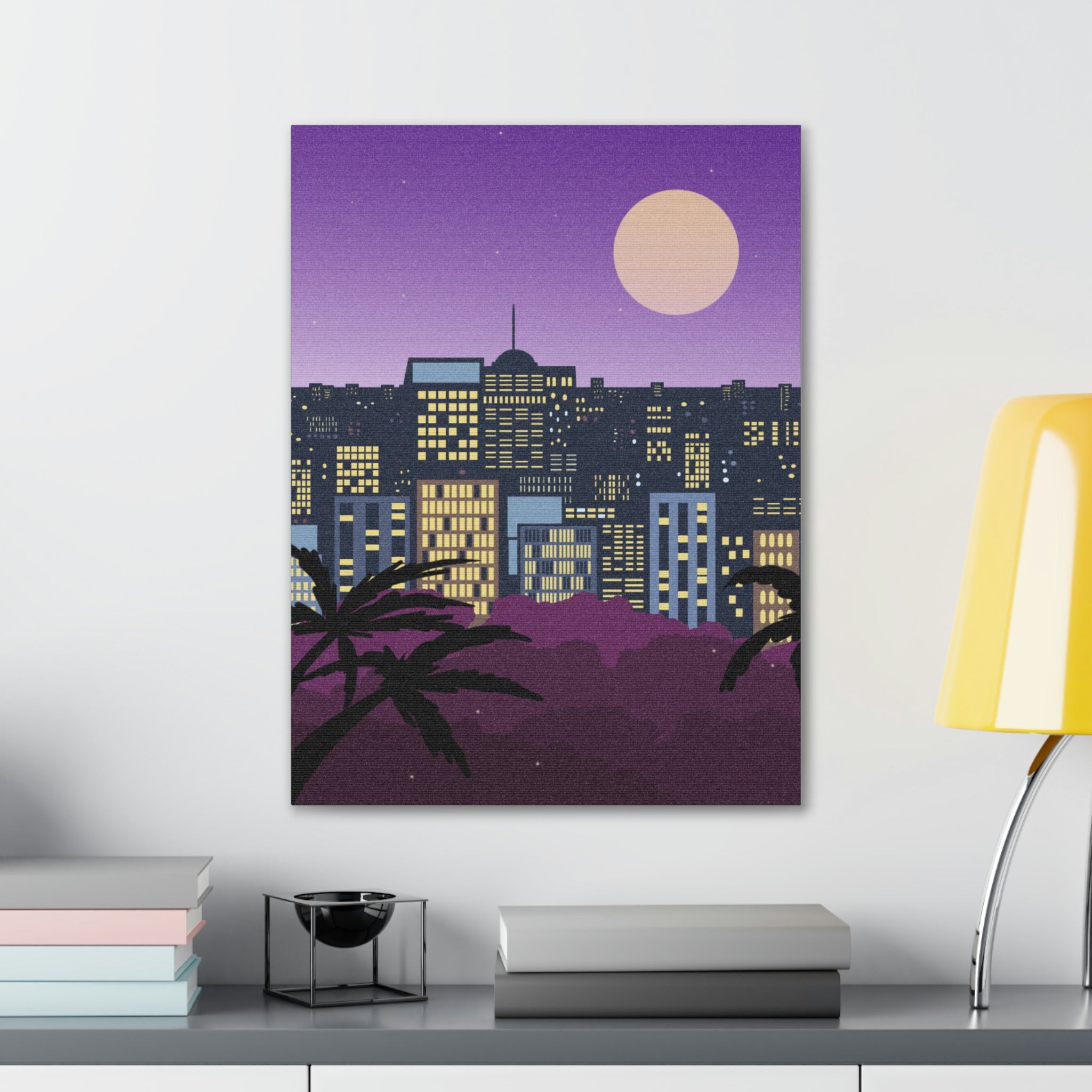 LUNAR NIGHTS WALL CANVAS