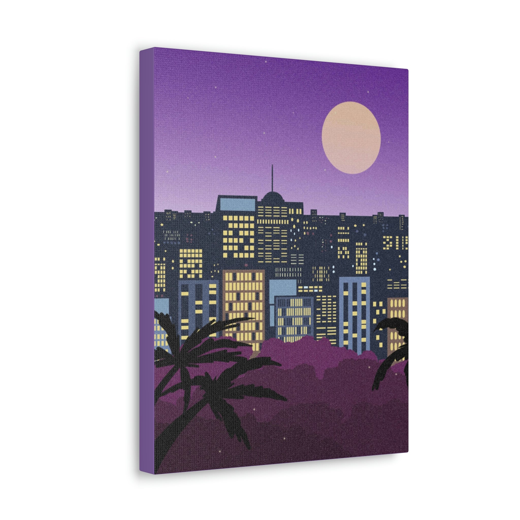 LUNAR NIGHTS WALL CANVAS