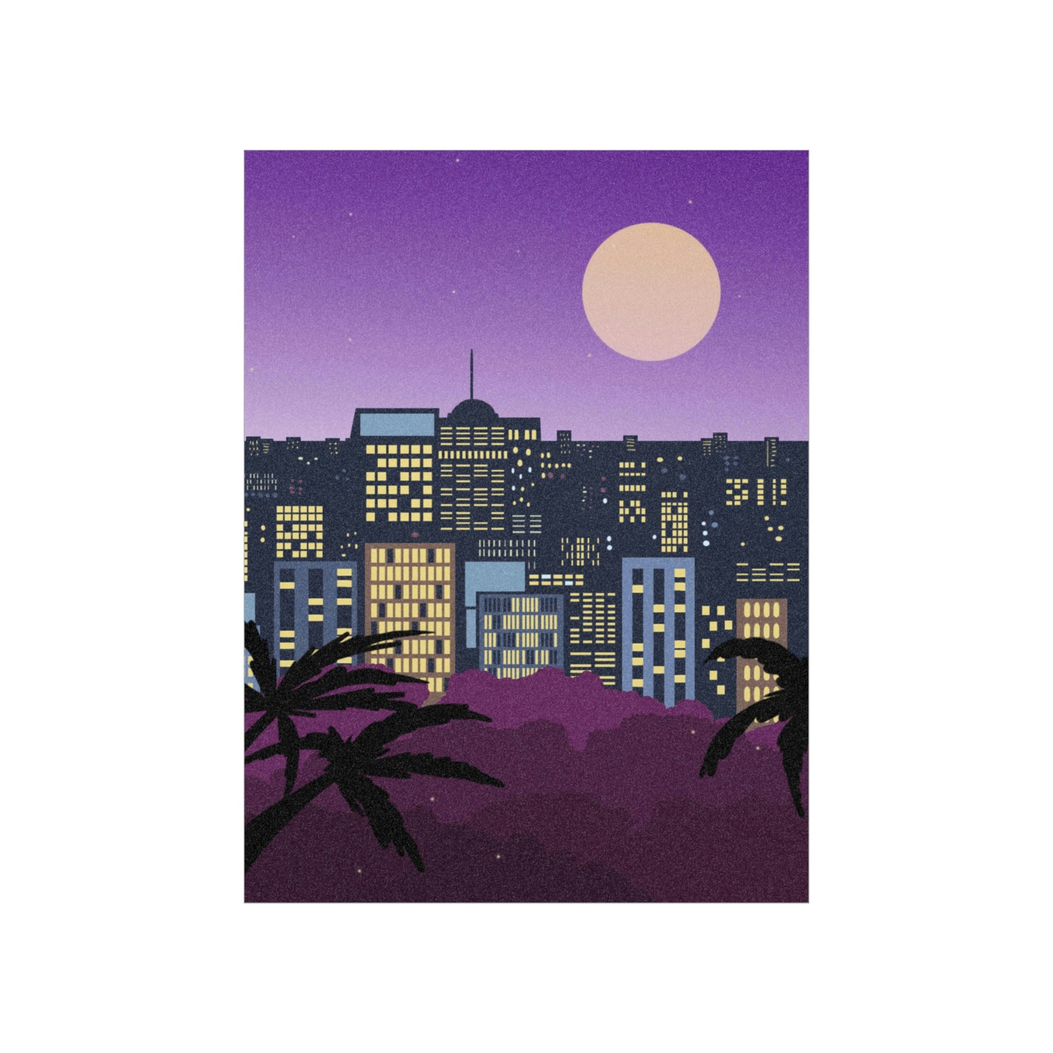 LUNAR NIGHTS WALL POSTER